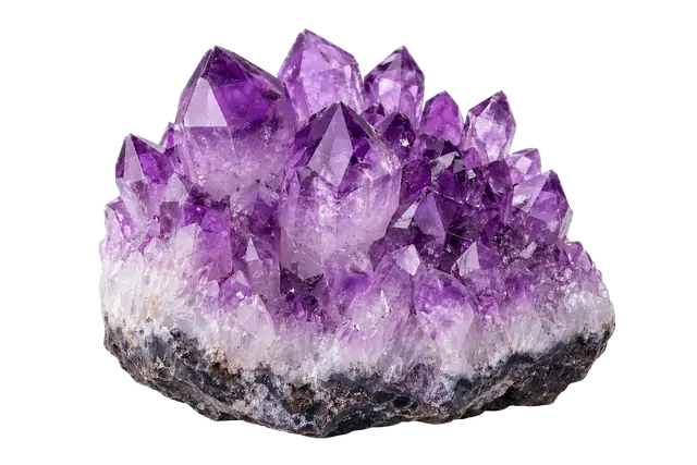 Amethyst Crystal motif
