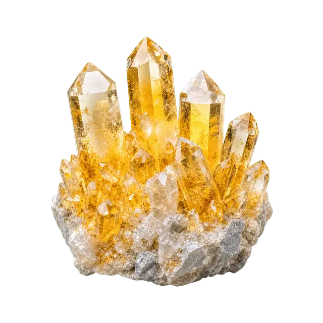 Citrine Crystal motif