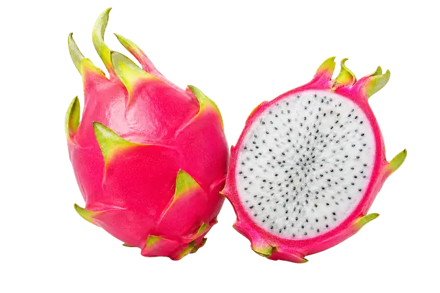 Dragon Fruit Skin and Pulp motif