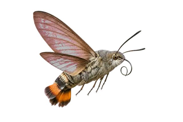 Hummingbird Hawk Moth motif