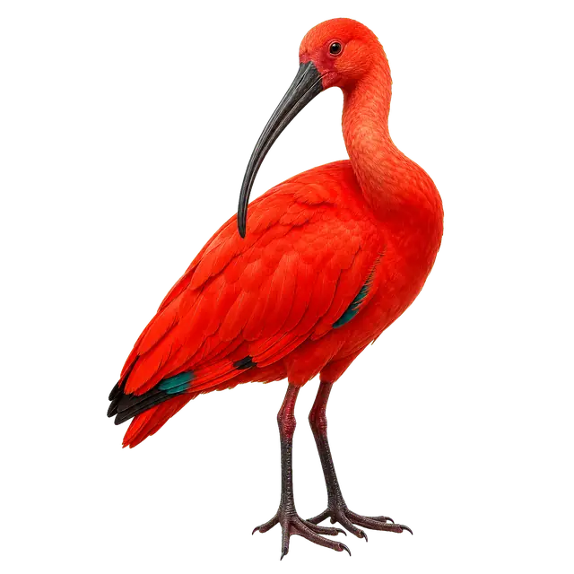 Scarlet Ibis motif