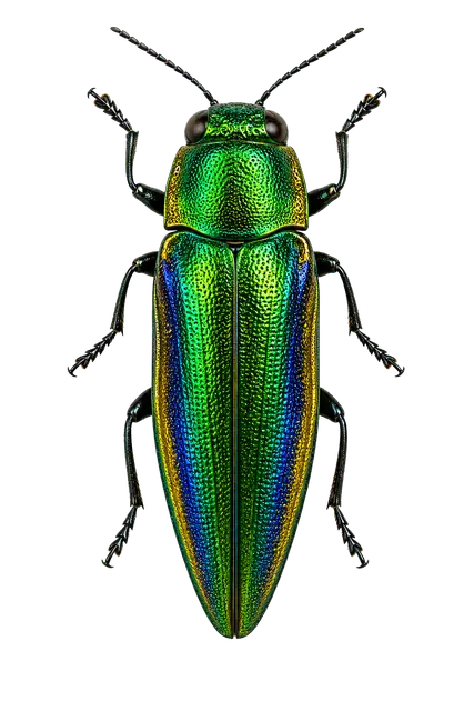 Jewel Beetle Shell motif