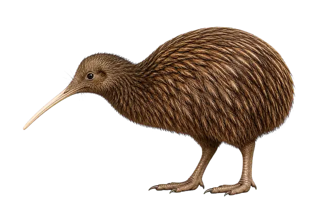 Kiwi Bird Profile motif