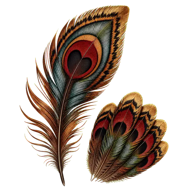 Pheasant motif