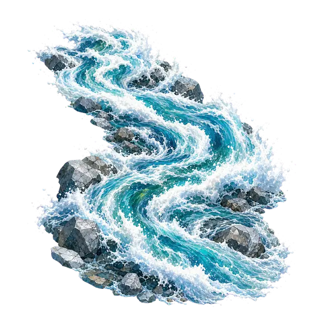 Whitewater Rapids motif