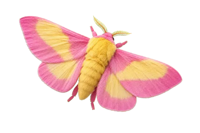 Rosy Maple Moth motif
