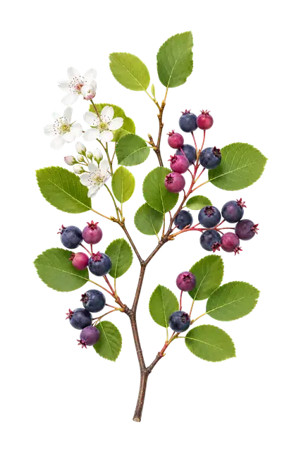 Serviceberry motif