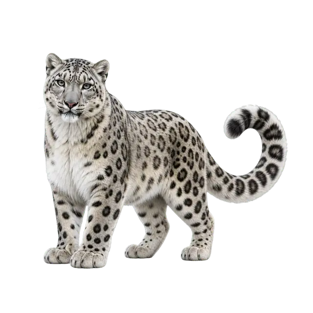 Snow Leopard motif