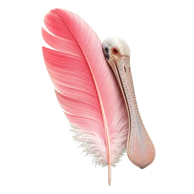Roseate Spoonbill motif