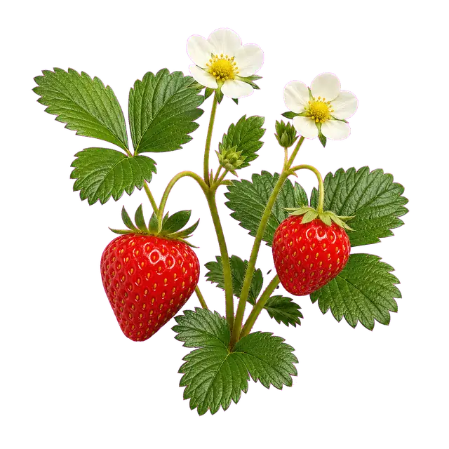 Strawberry Plant motif