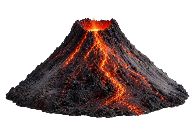 Volcano motif