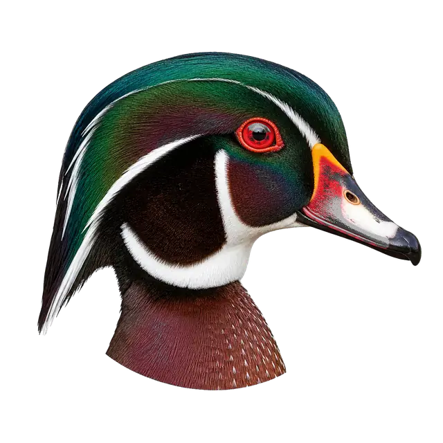 Wood Duck Head motif